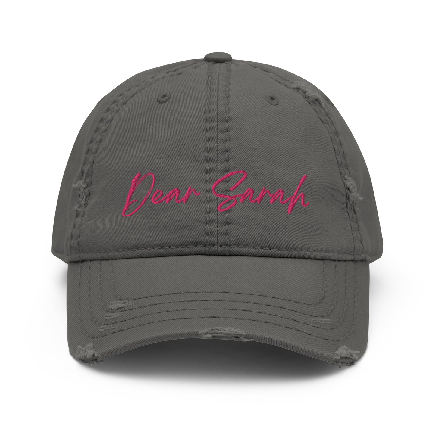 Dear Sarah Distressed Dad Hat