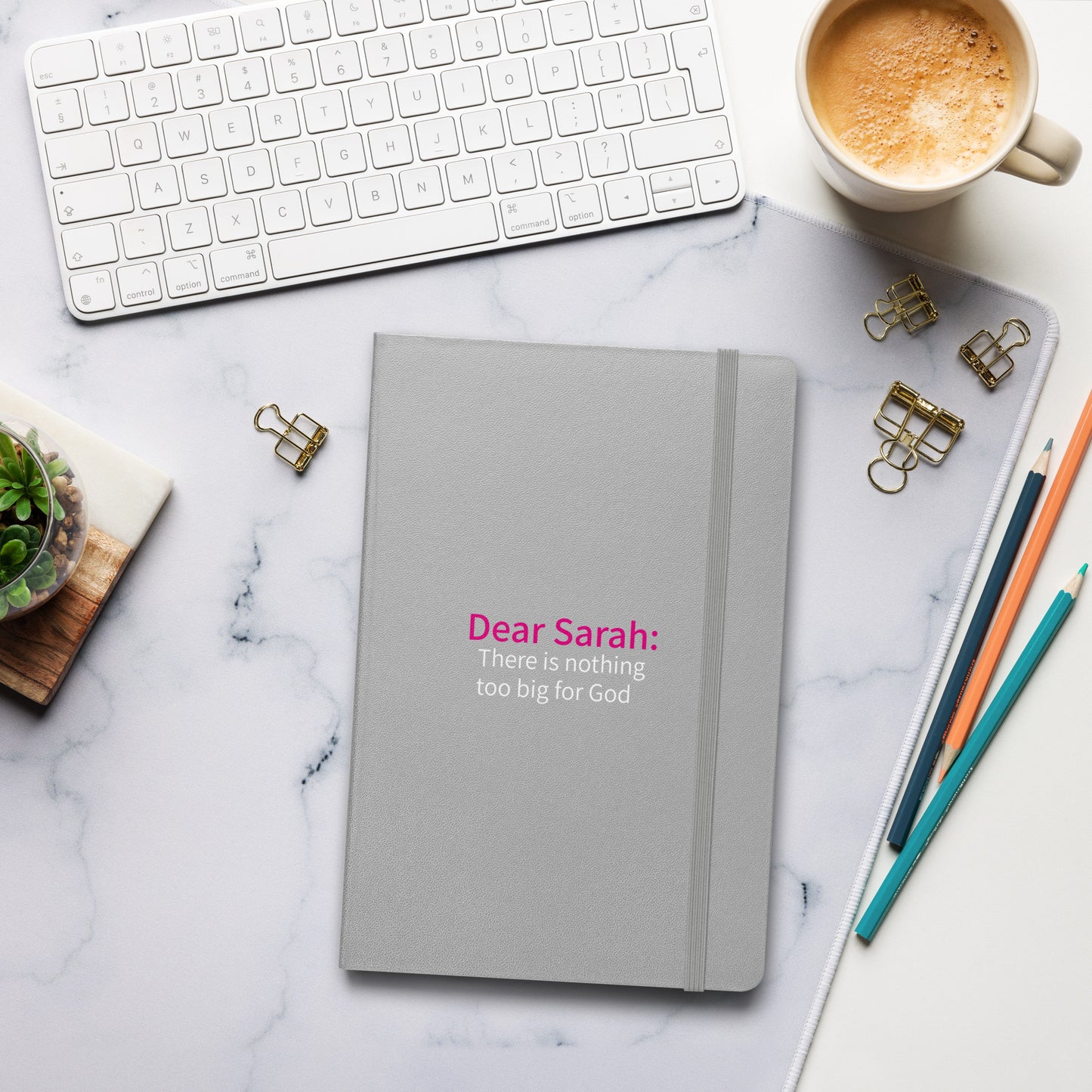 Dear Sarah Hardcover bound journal notebook