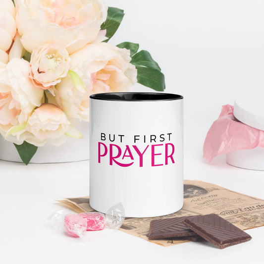 “Prayer” Mug with Color Inside