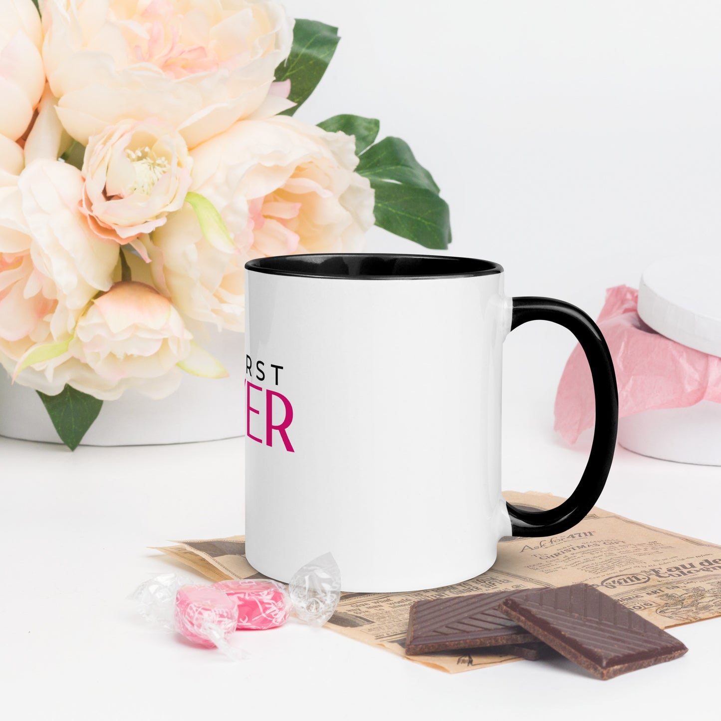 “Prayer” Mug with Color Inside