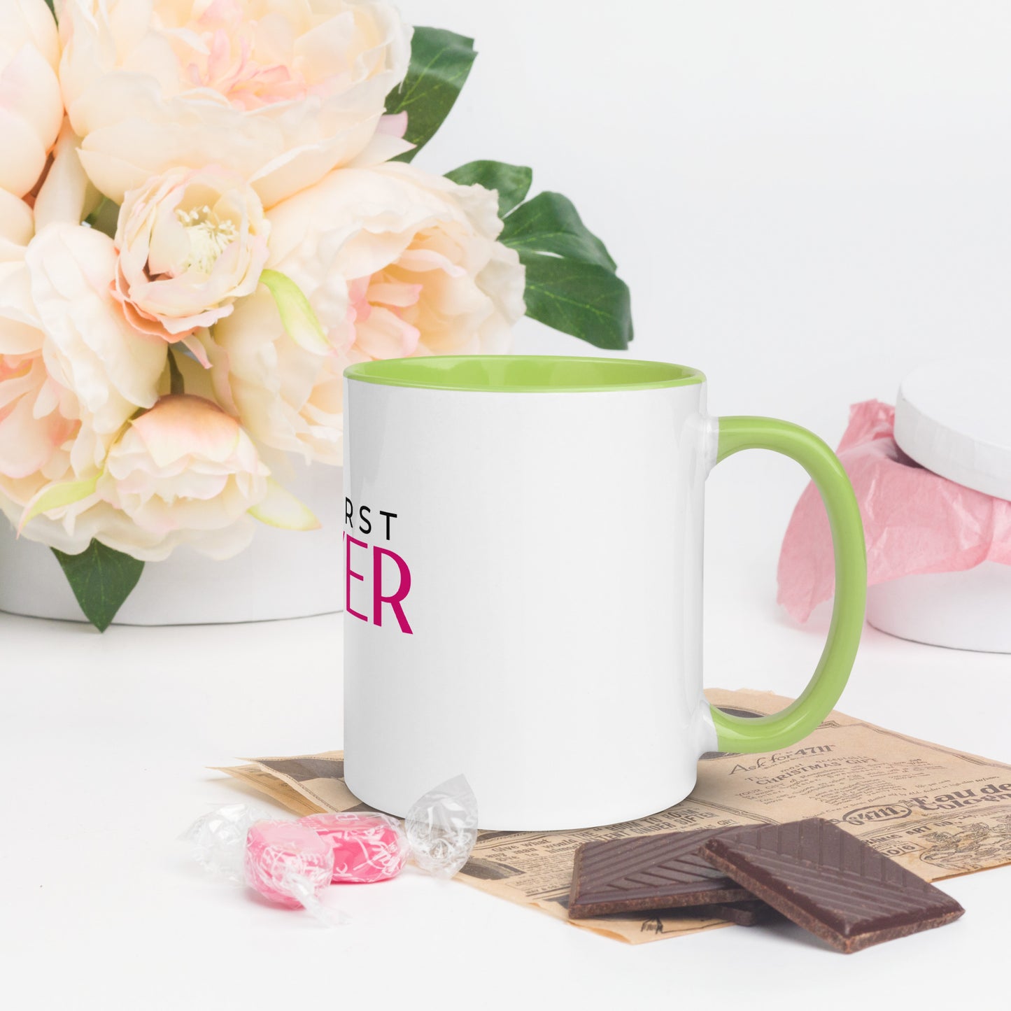 “Prayer” Mug with Color Inside
