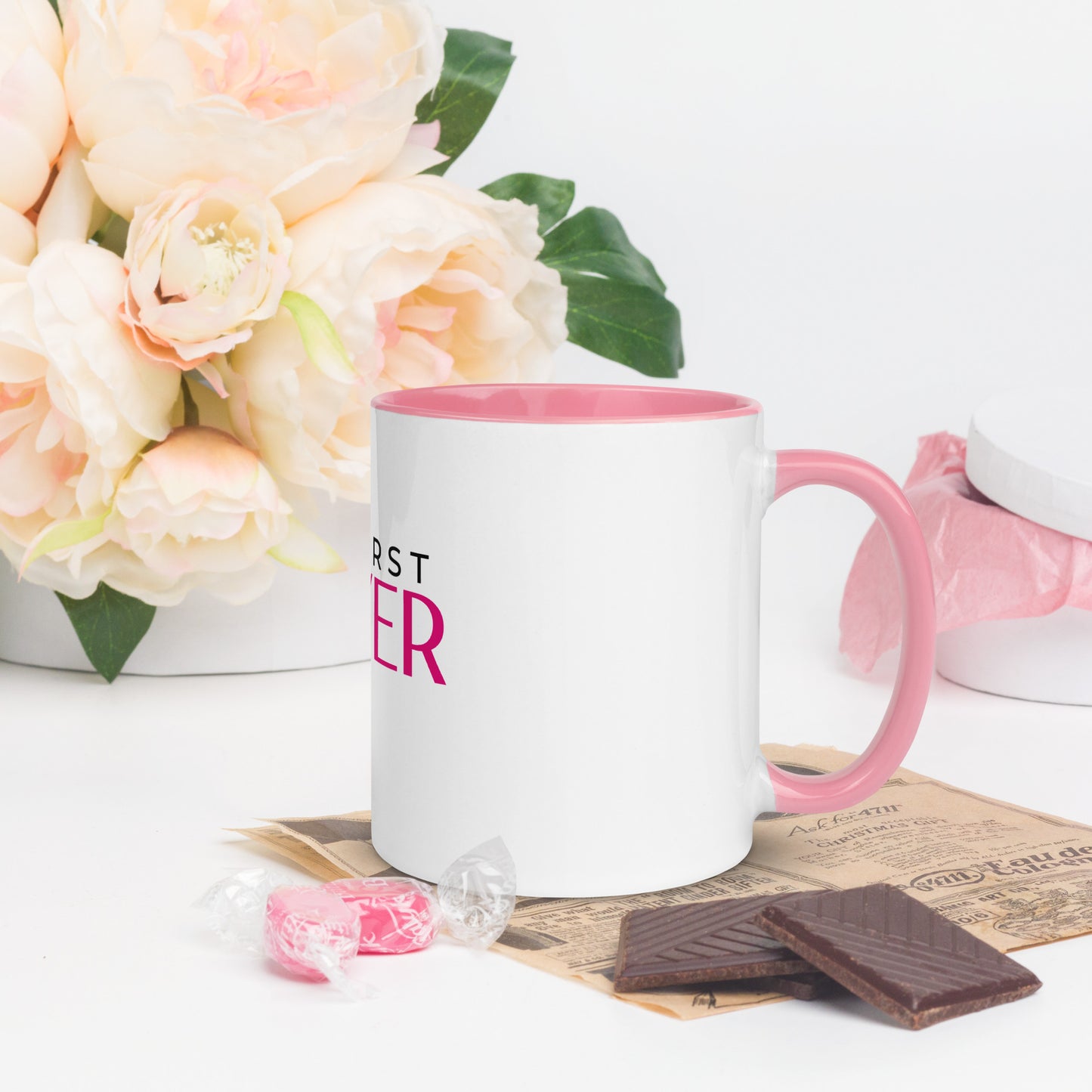 “Prayer” Mug with Color Inside