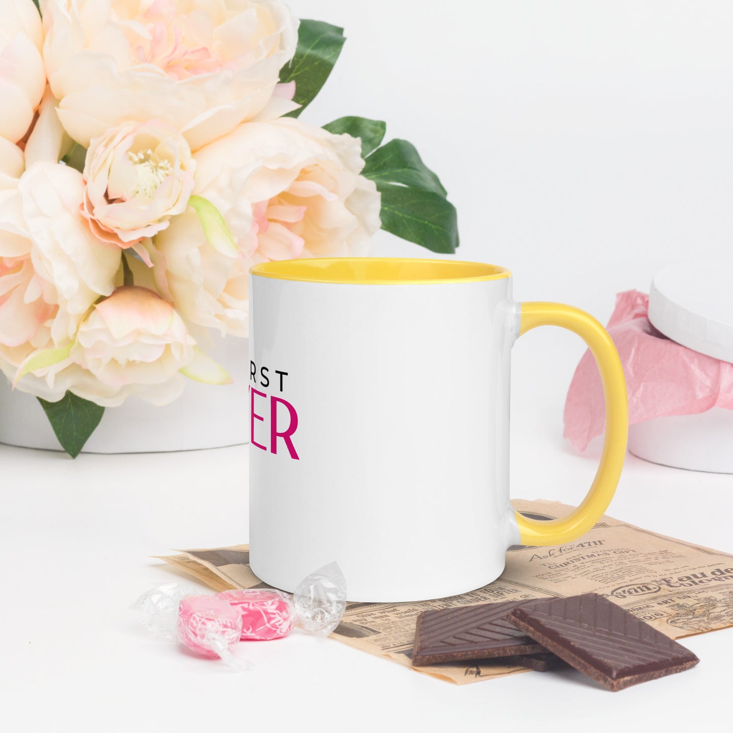 “Prayer” Mug with Color Inside
