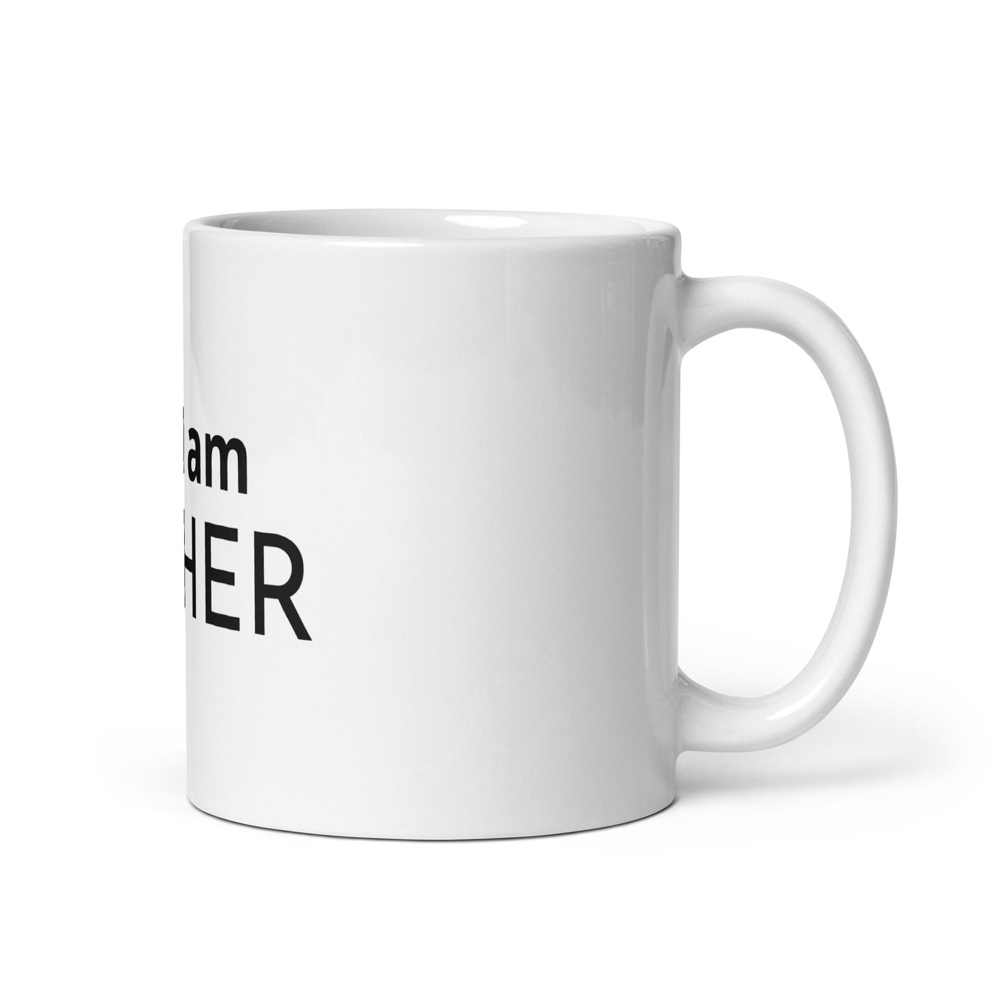 “Her”White glossy mug