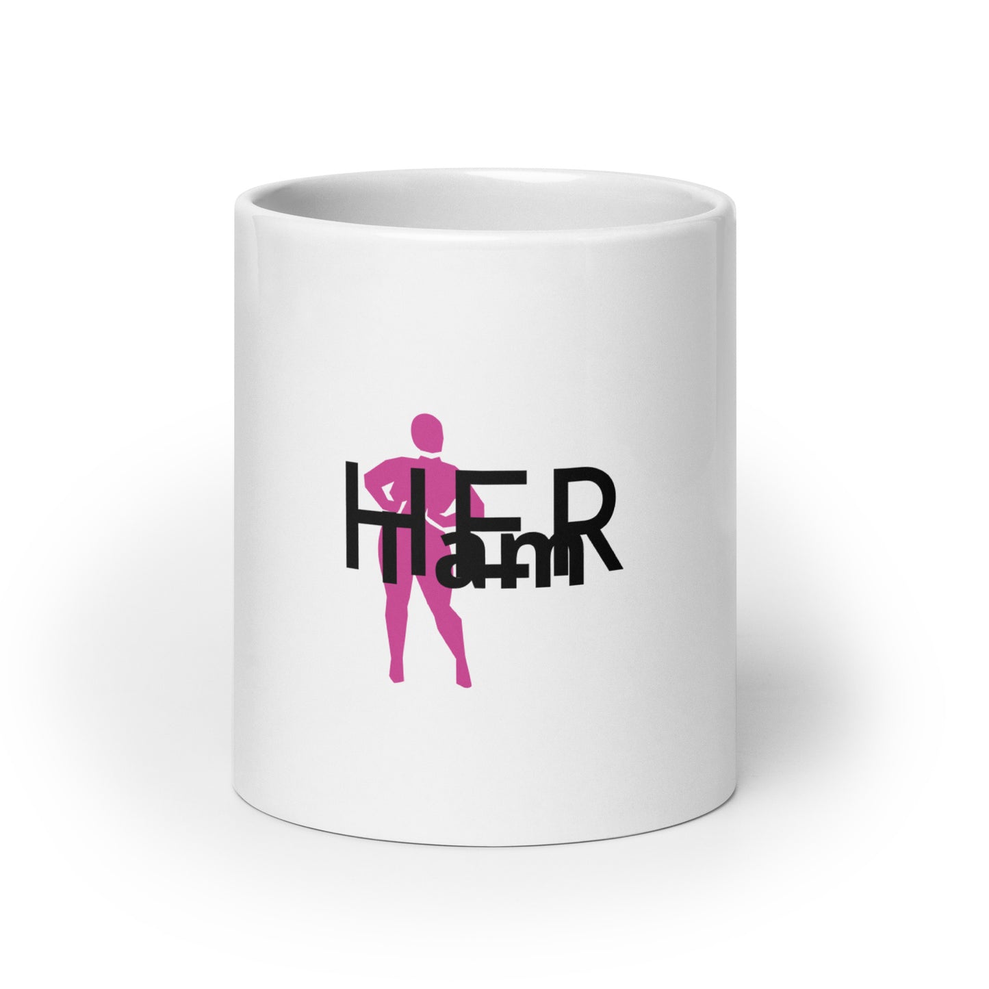 “Her”White glossy mug