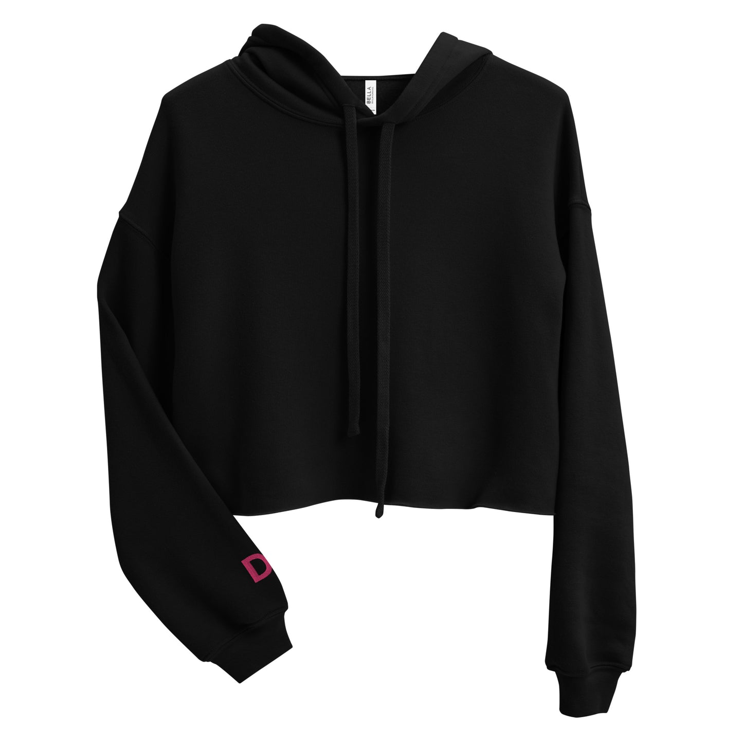 DS Embroidered Crop Hoodie