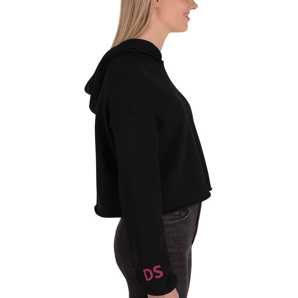 DS Embroidered Crop Hoodie