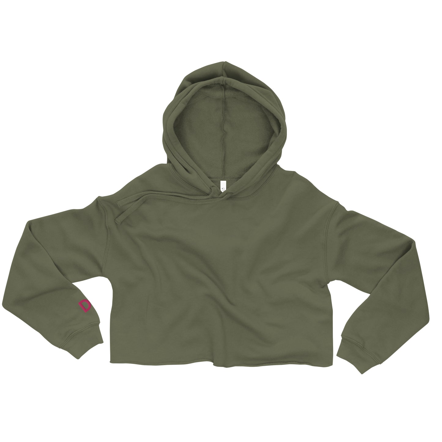 DS Embroidered Crop Hoodie