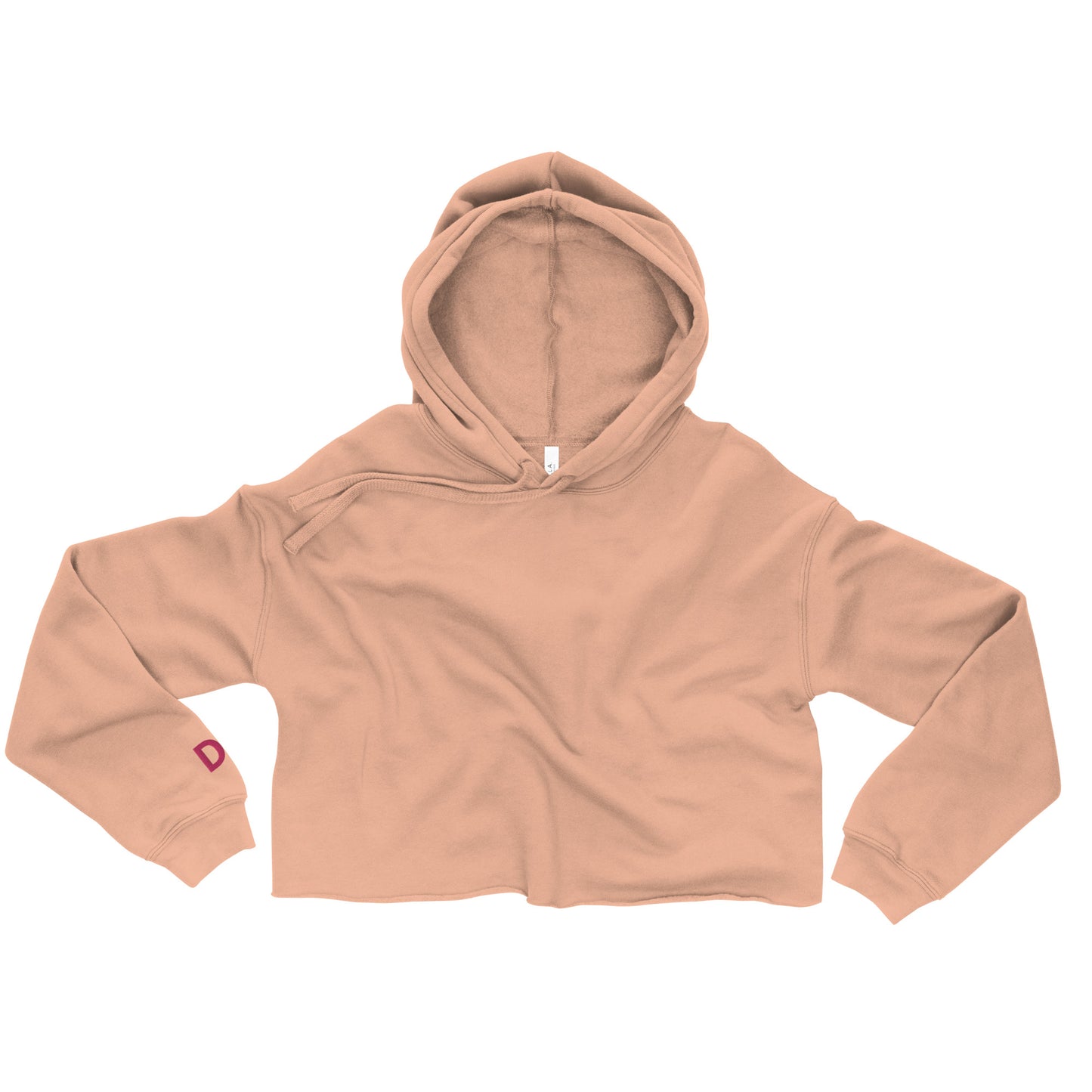 DS Embroidered Crop Hoodie