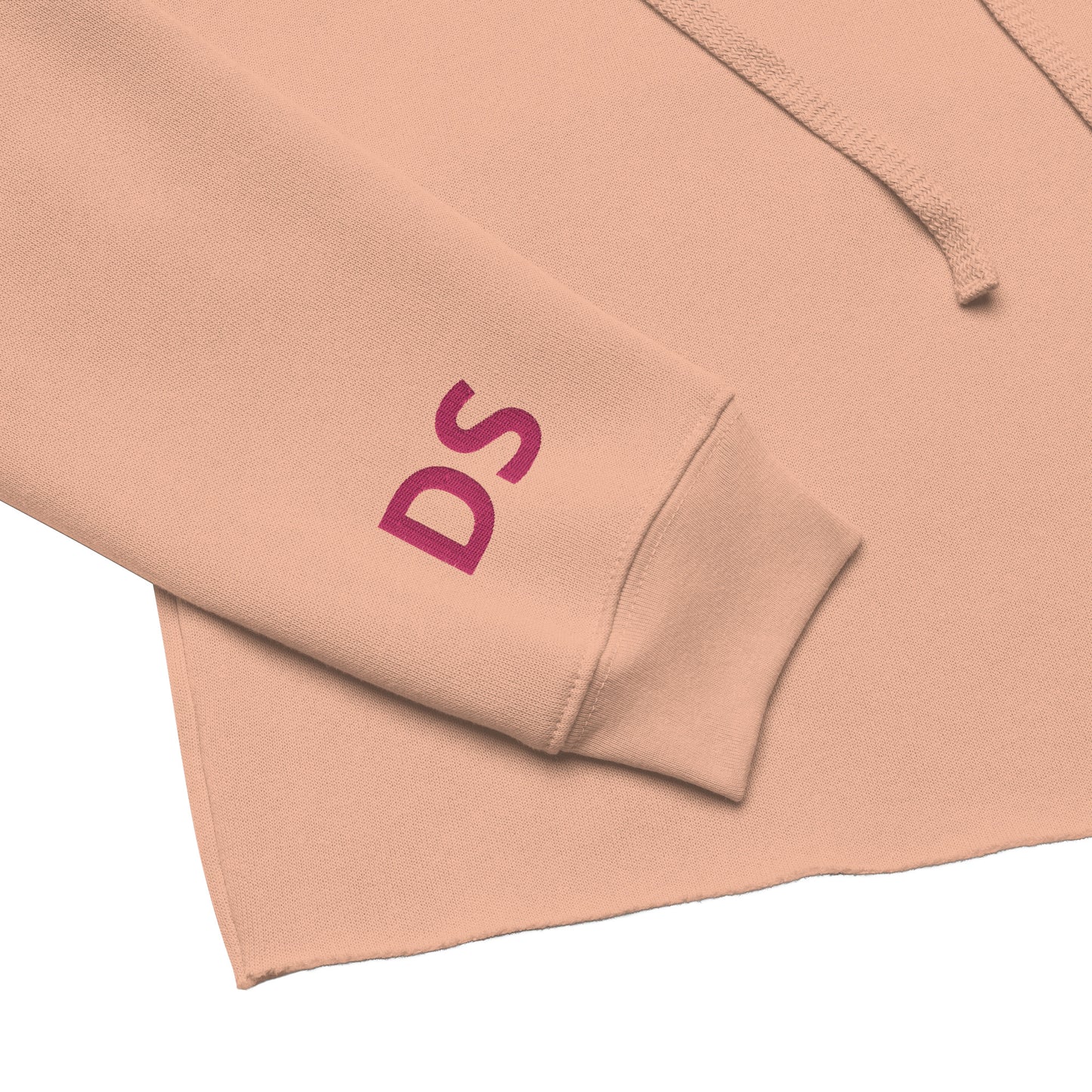 DS Embroidered Crop Hoodie