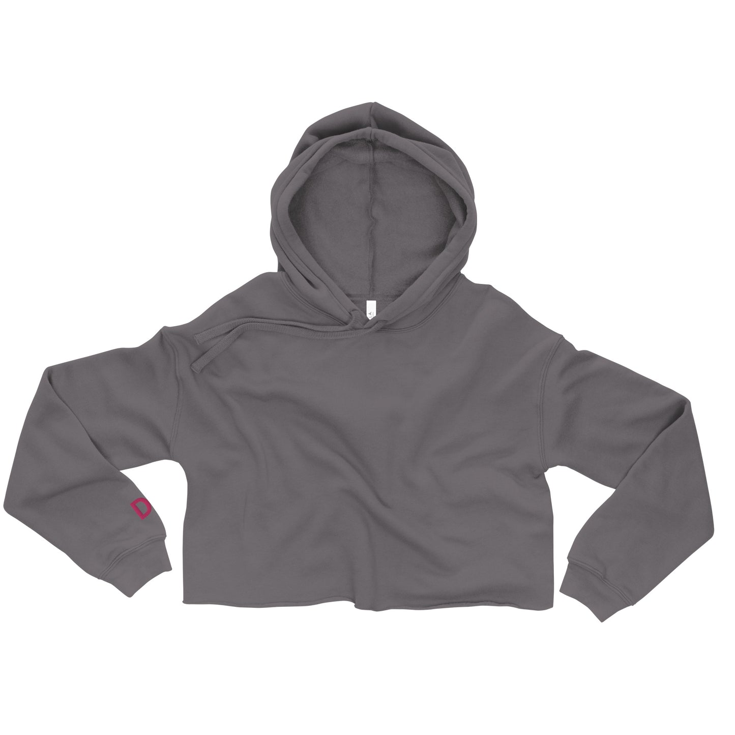 DS Embroidered Crop Hoodie