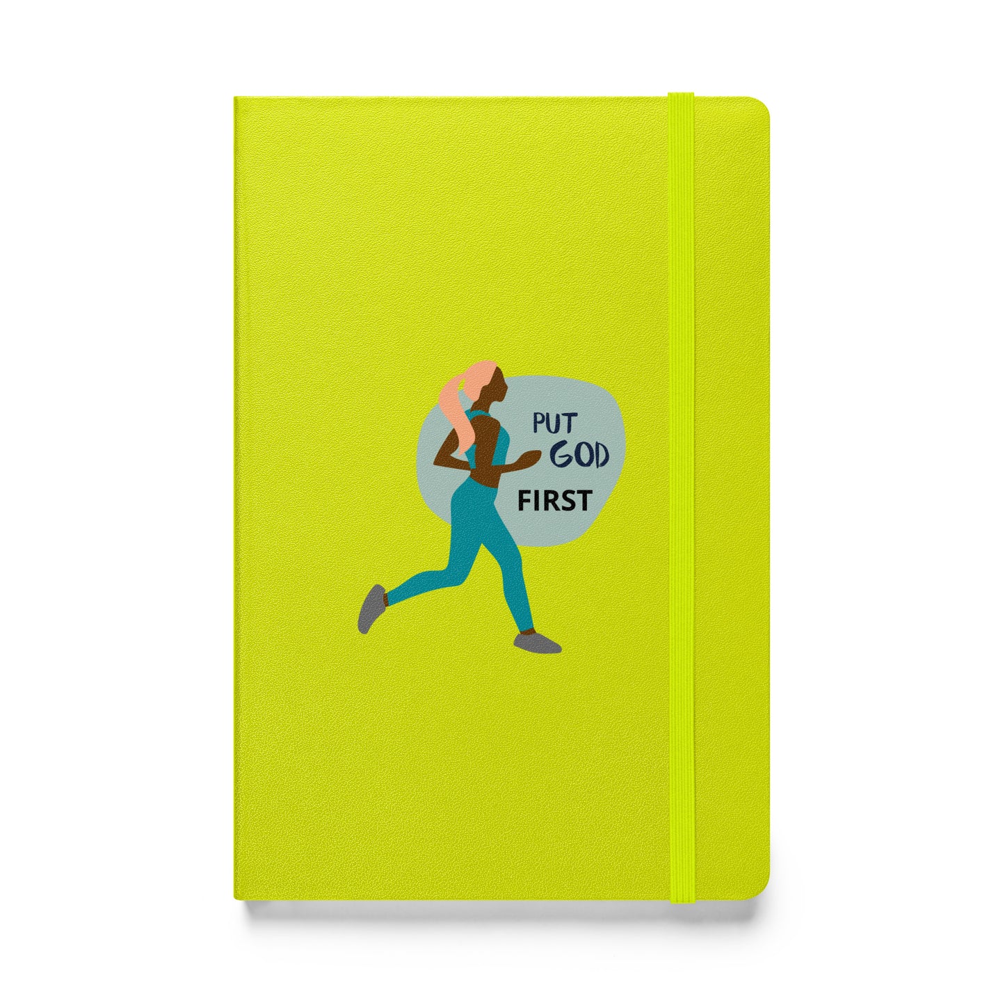 “Put GOD first” Hardcover bound notebook