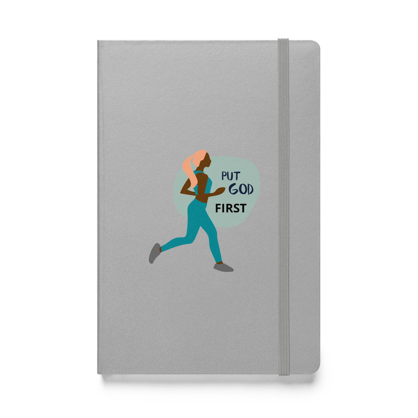 “Put GOD first” Hardcover bound notebook